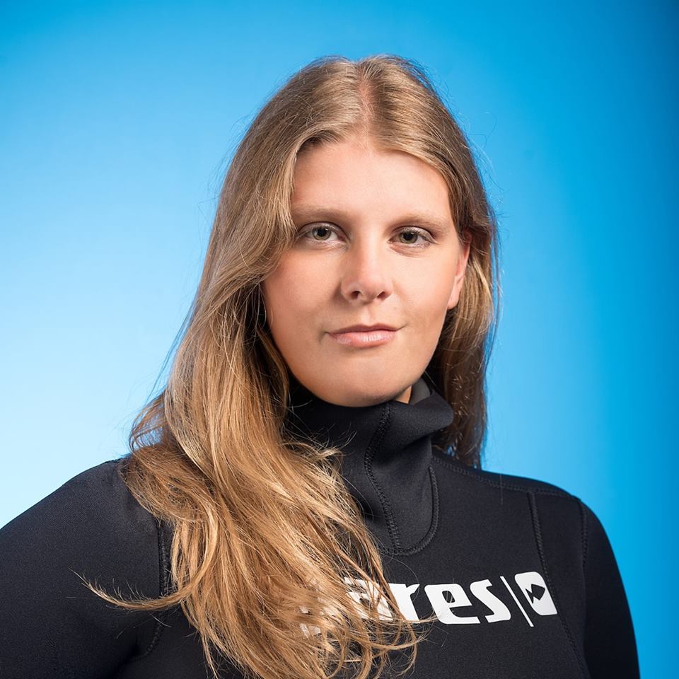 Campeona de buceo libre Jeanine Grasmeijer