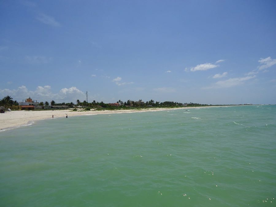 Lugares para hacer kitesurf: Sisal Yucatán.