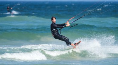 Kiteboarder