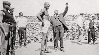 Historia del boxeo_Jack Johnson pelea