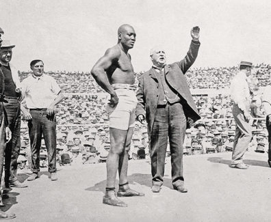 Historia del boxeo_Jack Johnson pelea