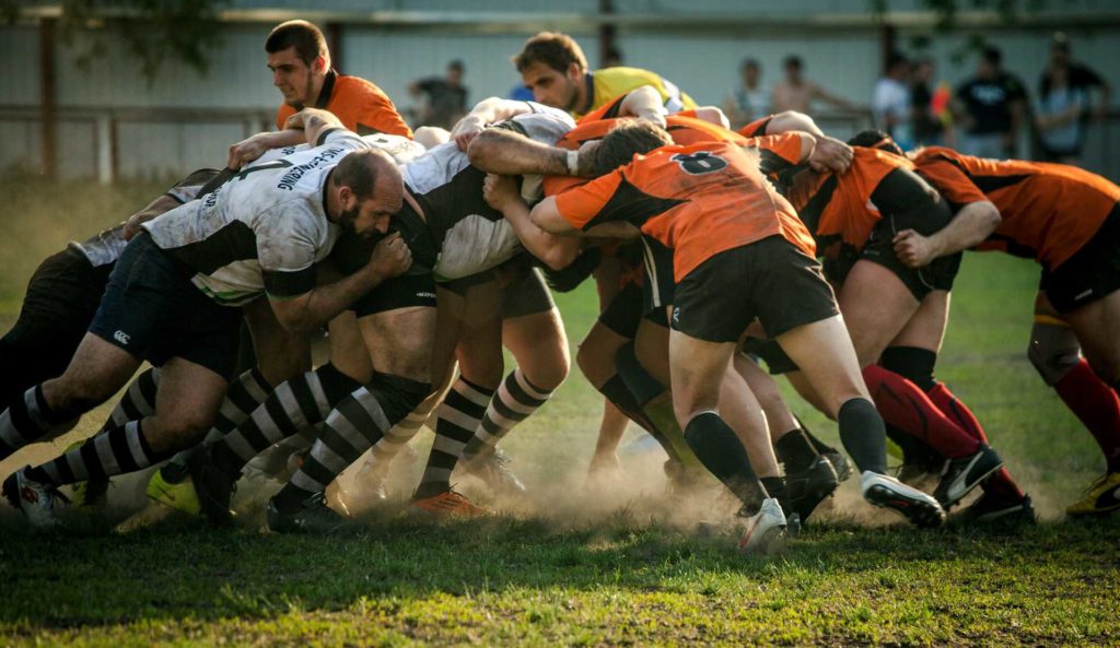El ruck en las reglas del rugby