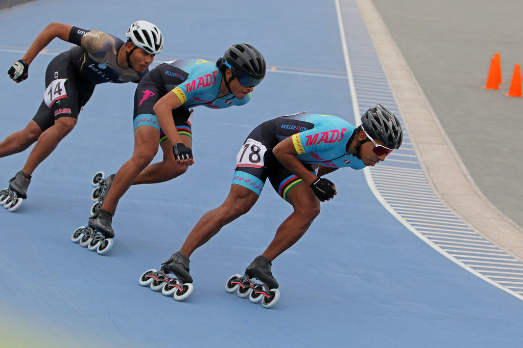 Cómo se compite en el patinaje de velocidad 