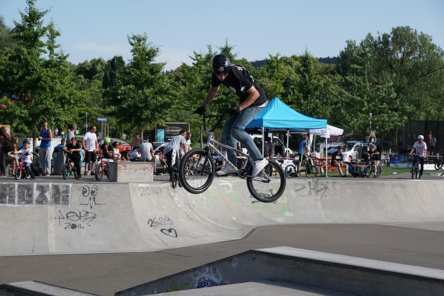 Uniformes reglamentarios en el BMX freestyle