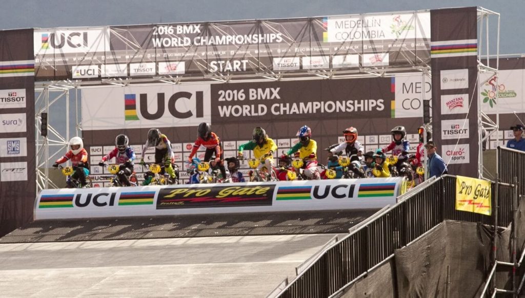 La pista en el BMX racing