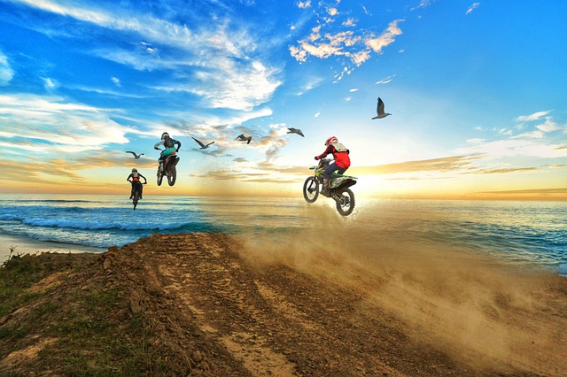 El circuito en el motocross