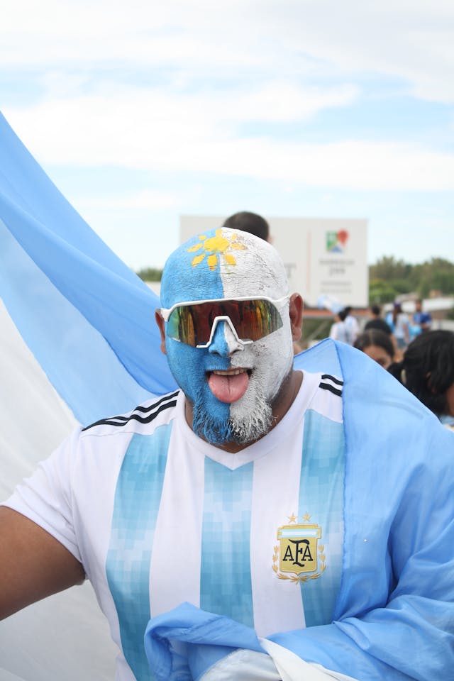Aficionado de Argentina asistiendo al Mundial 2026