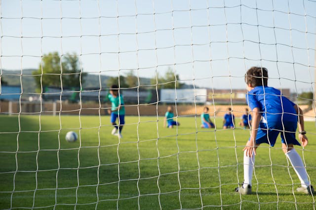 Entrenamiento de futbol.