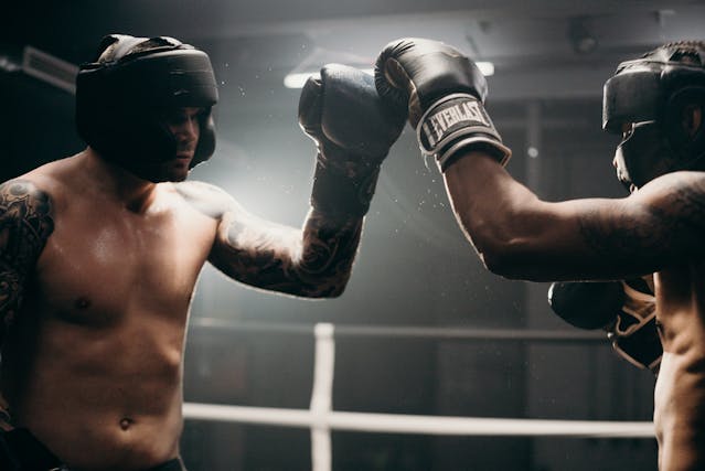 uniformes reglamentarios en el boxeo.