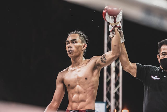 Uniforme de boxeador.