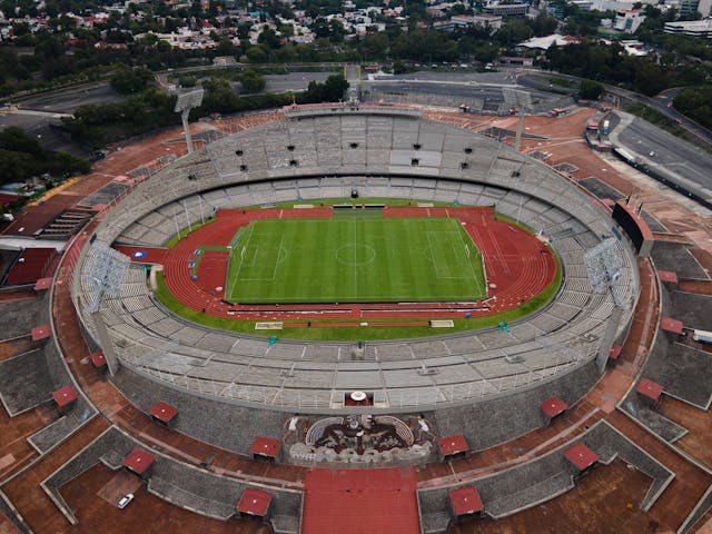 Estadio de liga de futbol mexicano.