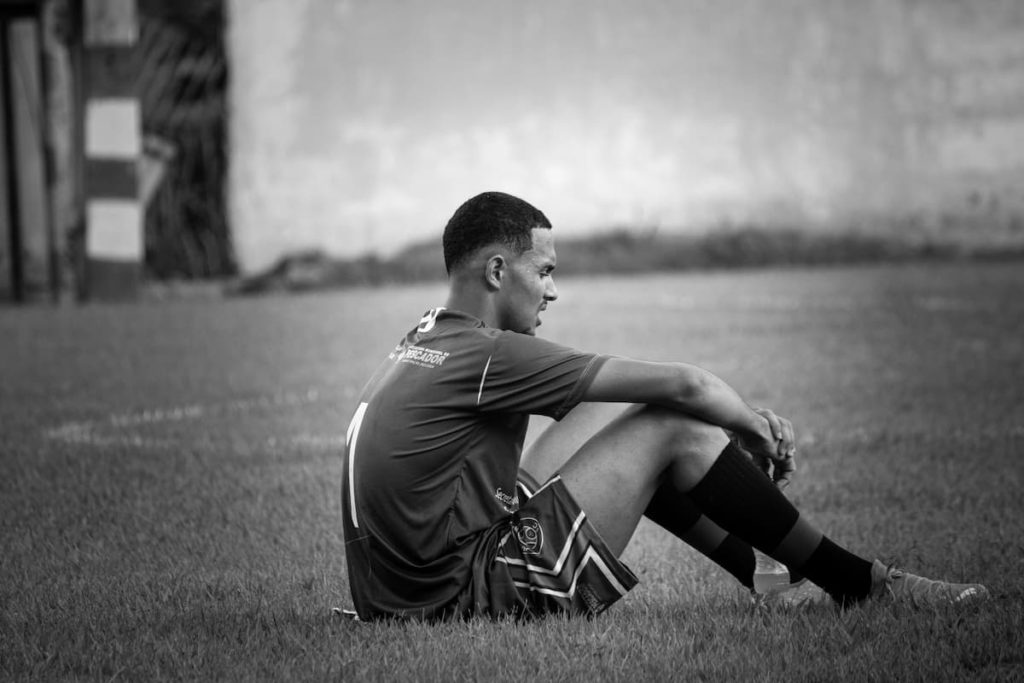 Atleta con baja confianza.